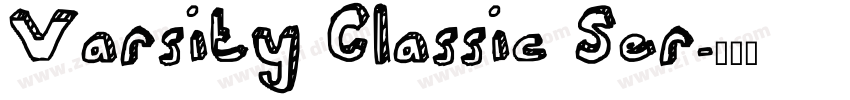 Varsity Classic Ser字体转换 Varsity Classic Ser字体转换